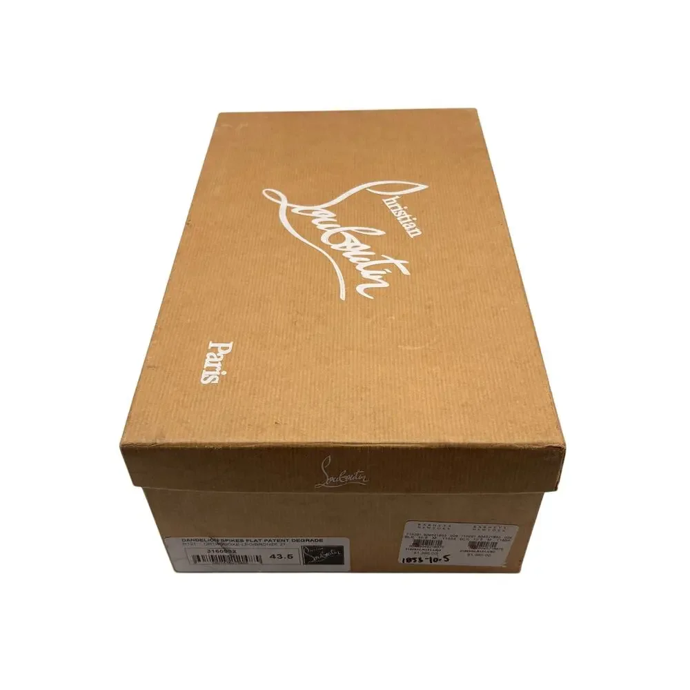 CHRISTIAN LOUBOUTIN Dandelion Spike Loafers Leopard Bronze Degrade Sz 43.5 $1395